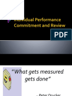 Individual Performance Commitment and Review