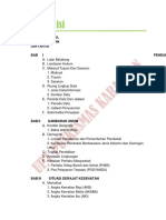 D. Daftar Isi 2016