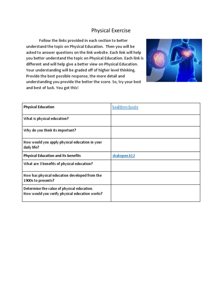 Physical Exercise | PDF