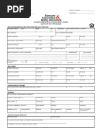 SA Rental Application