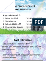 Ppt Ekotek Klmpok 7 (Cost Estimation)