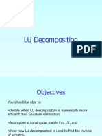 LU Decomposition