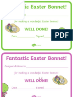 T T 752 Easter Bonnet Certificates - Ver - 1 PDF