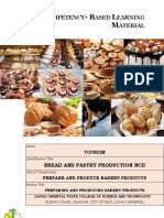 Ompetency Ased Earning Aterial: Bread and Pastry Production Ncii