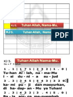 KJ 005. Tuhan Allah - Nama-Mu