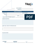 IC Incident Report Template