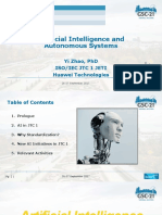 Artificial Intelligence and Autonomous Systems: Yi Zhao, PHD Iso/Iec JTC 1 Jeti Huawei Technologies