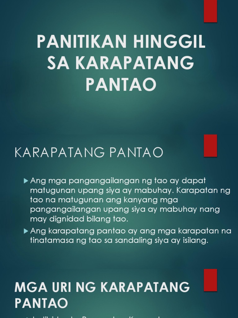 Karapatan Pantao Talumpati