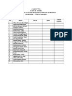 Parenting Daftar Hadir Pengambilan Hasil Penilaian Tengah Semester SEMESTER 1 TAHUN 2019/2020