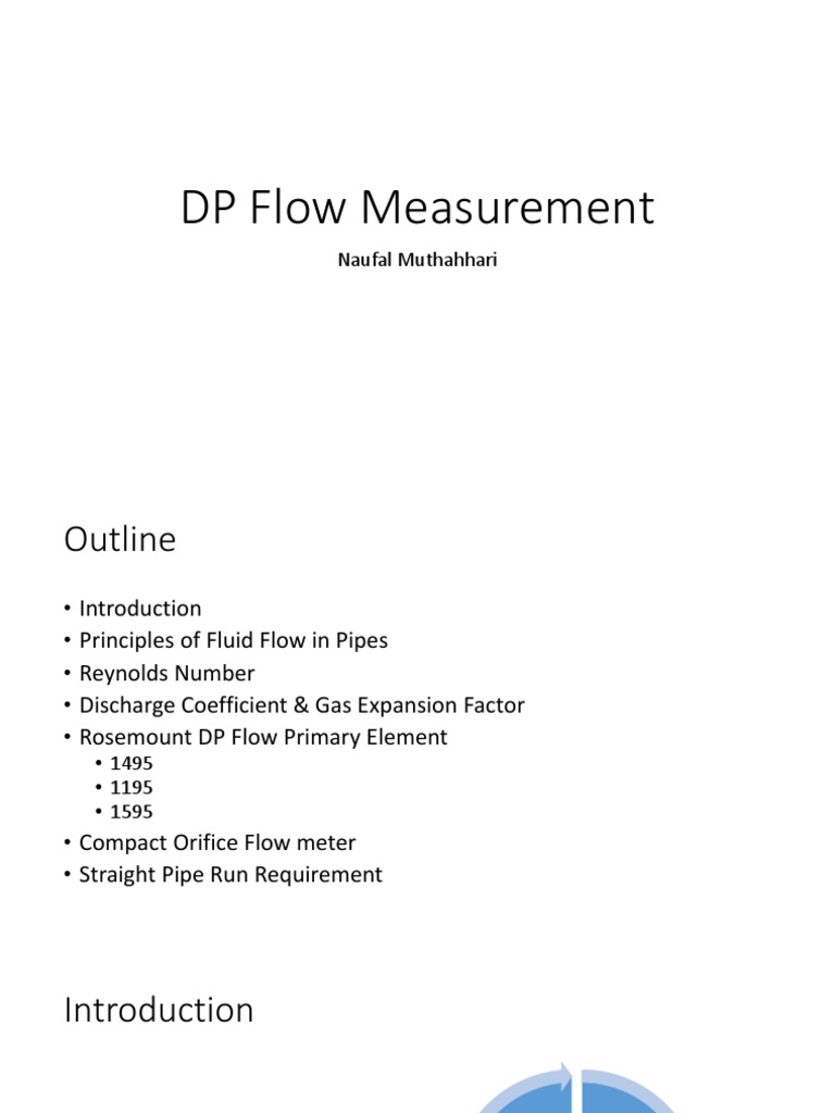 DP Flow Measurement: Naufal Muthahhari | PDF | Flow Measurement | Fluid ...
