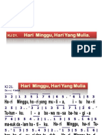 KJ 021. Hari Minggu - Hari Yang Mulia