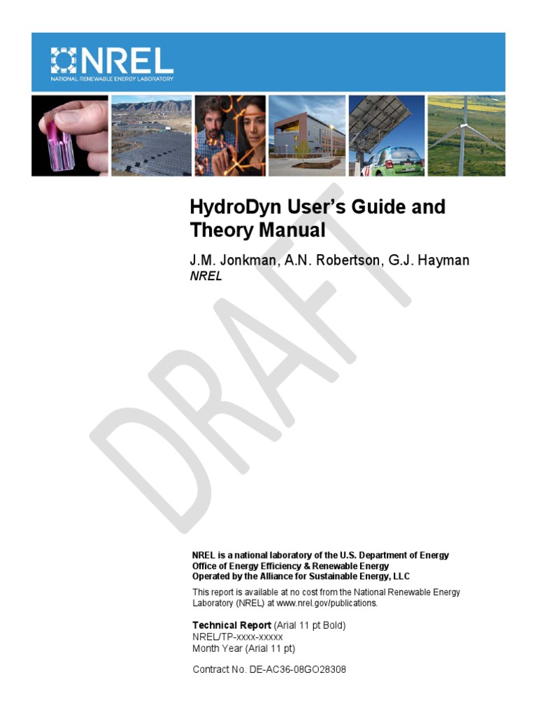 HydroDyn Manual 0 | PDF | Spectral Density | Waves