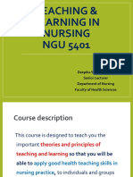 Teaching & Learning in Nursing NGU 5401