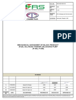 Mechanical Datasheet of Black Product (Fuel Oil) Road Tanker Unloading Pump (P-332, P-336)