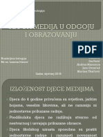 Uloga Medija U Odgoju I Obrazovanju