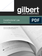 Gilbert Law Summaries On Constitutional Law - Textbook