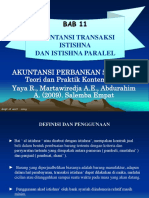 Bab 11 Akuntansi Transaksi Istishna Dan Paralel Istishna