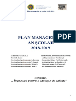 Plan Managerial 2018-2019 I