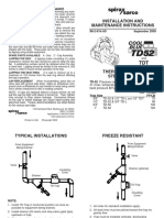 Thermo-Dynamic Steam Trap TD52-Installation Maintenance Manual