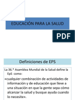 Educacion para La Salud