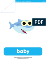 Baby Shark Flashcards PDF