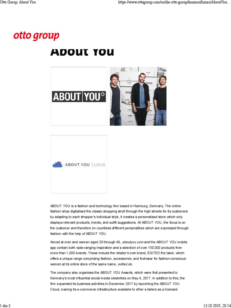 Otto Group Online Shopping Retail
