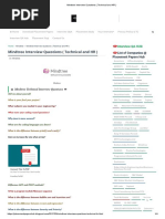 Mindtree Interview Questions (Technical and HR)