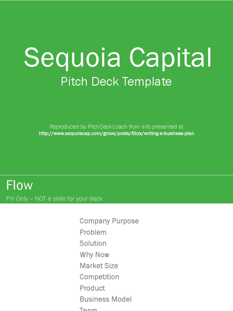 Startup Pitch Deck Guide | PDF | Business Model | Microeconomics