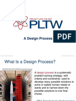 A Design Process: © 2013 Project Lead The Way, Inc Principles of Biomedical Science