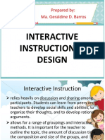 Interactive Instructional Design