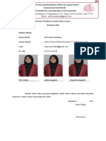 Contoh Formulir Pendaftaran CCA 2019