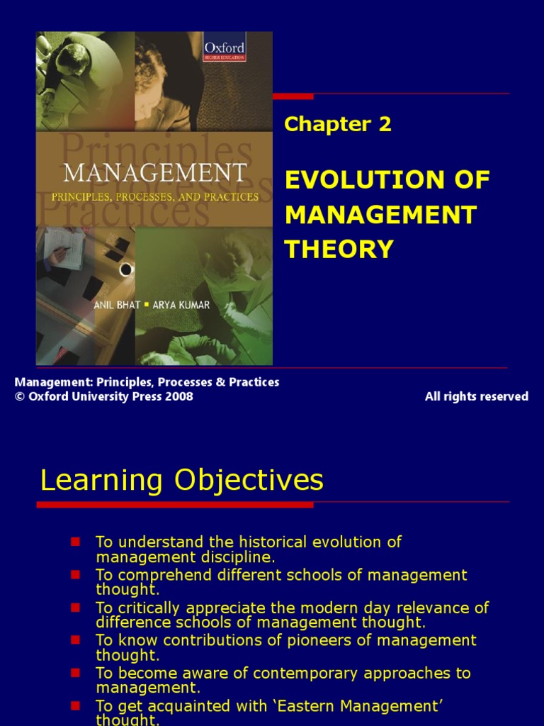 301 33 Powerpoint Slides Chapter 2 Evolution Management Theory | PDF ...
