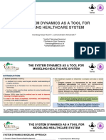 The System Dynamics As A Tool For Modeling Healtcare System
