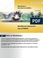 Workbench Advanced - Use of MAPD: Workshop 1 Get Start To MAPDL