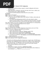 Lab Activity No. 1-A: PC Network TCP/IP Configuration Objectives