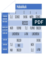 Habakkuk SCHEDULE ANGELA-PALABASAN