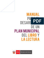 Manual para El Desarrollo Del Plan Municipal Y LA LECTURA