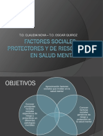 Factores Protectores y de Riesgo en Salud Mental