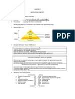 Motivation Concepts and Theories