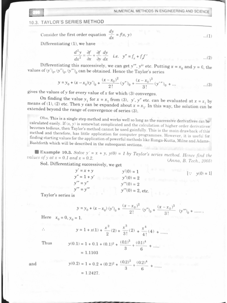Nst Numerical Differentiation