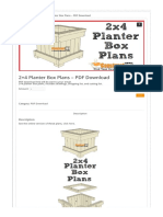 2x4 Planter Box Plans - PDF Download - Construct101 PDF