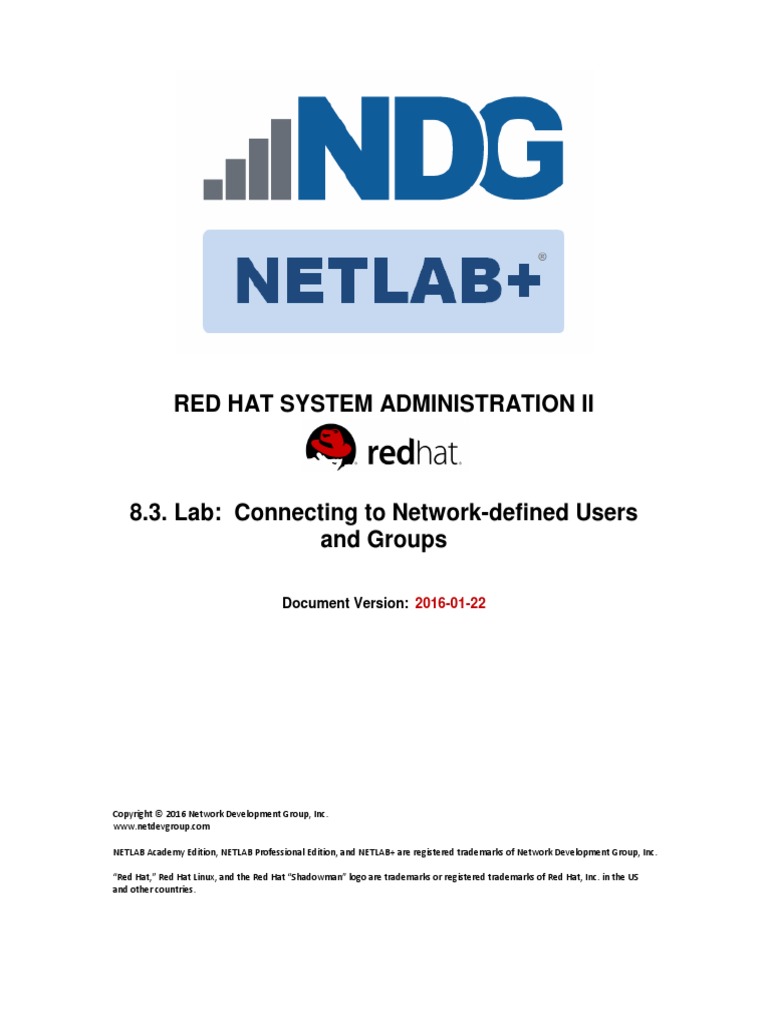 Red Hat System Administration II 8.3 Lab PDF | PDF | Superuser | Password