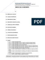 Indice Del Contenido Enumerado Cancha Cancha