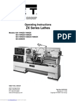 ZX Series Lathes: Operating Instructions