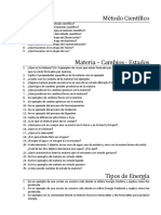 Fisica I - Preguntas de Examen