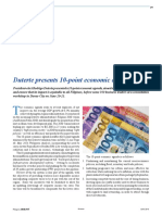 Duterte 10 PT Economic Agenda PDF