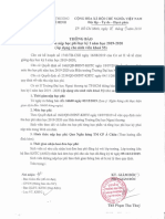 Số 1909 Thông Báo Thu Học Phí K55 HK1.19-20