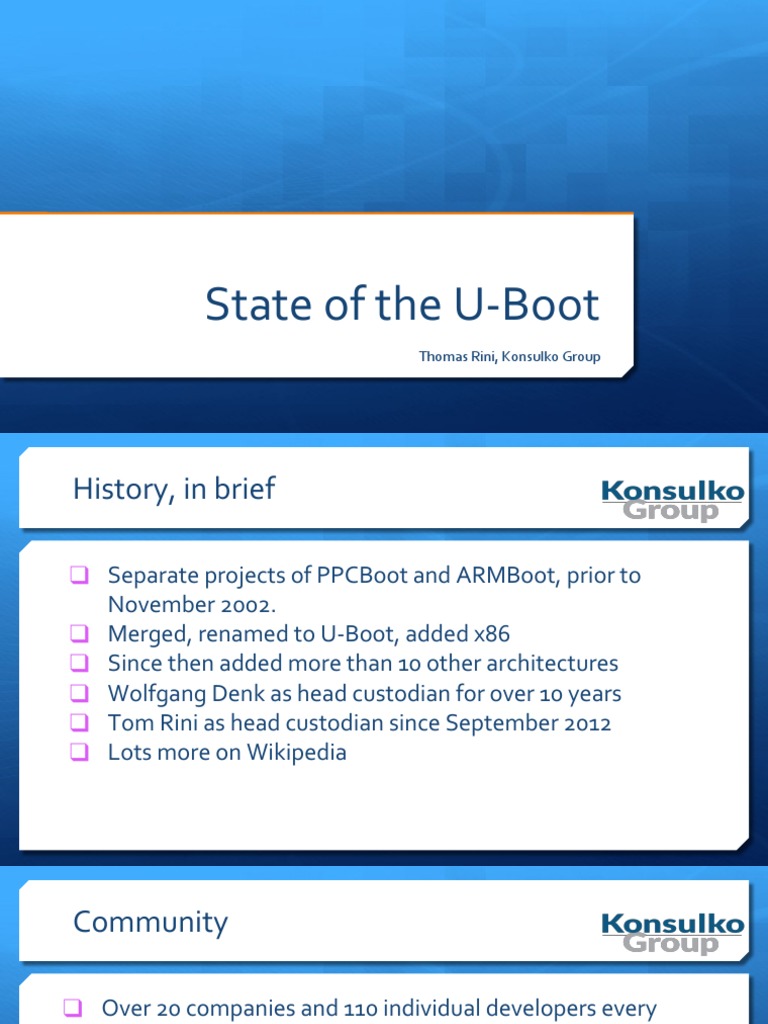 ELC2017 - State of The U-Boot | PDF | Operating System Families ...