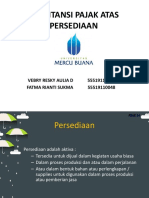 Akuntansi Pajak Atas Persediaan