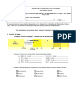 Teste Diagnostico HCA 10º e 11º